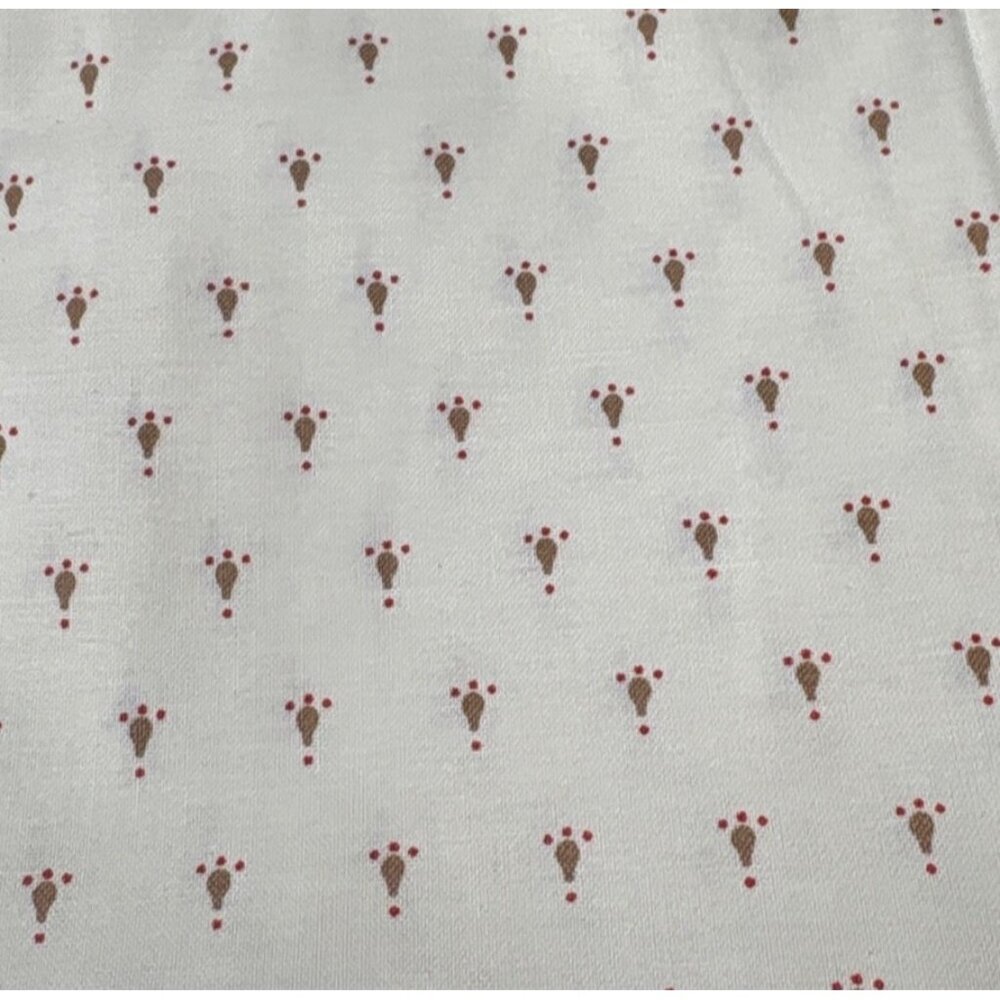 Vintage Style Cotton Fabric Tiny Floral Pattern 28" x 29" Sewing Quilting Materi